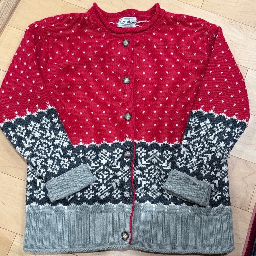 Sonoma VINTAGE wool blend cardigan - size M